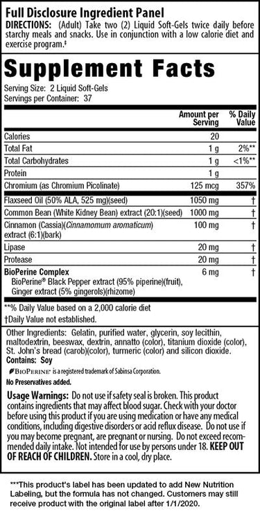 Maximum Strength 3-in-1 Carb Blocker
